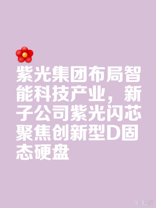 新紫光集团的重要子公司,核心业务聚焦在创新型ssd固态硬盘及闪存产品